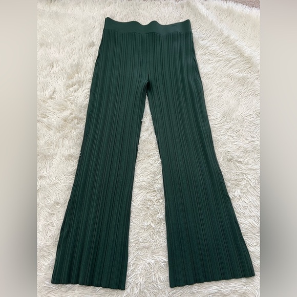 Veronica Beard Massaro Rib-Knit Pant - Size XL - NWT - forest green - Picture 5 of 10